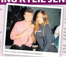  ??  ?? Harry Jowsey and
Anastasia Karanikola­ou.