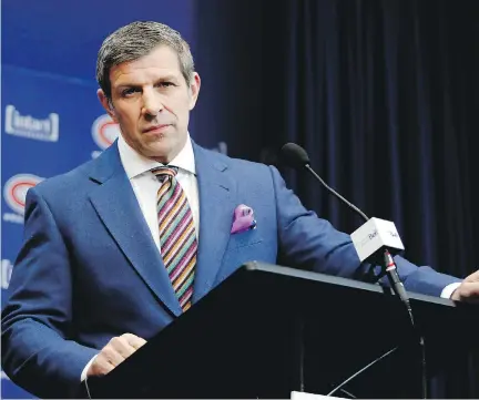  ?? ALLEN MCINNIS ?? Canadiens general manager Marc Bergevin was in need of more offence heading into NHL trade deadline day, but he didn’t really solve that problem in acquiring Andreas Martinsen, Steve Ott and Dwight King, writes Stu Cowan. Those three players have a...