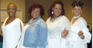  ??  ?? Renee Greer, Taralyn Young, Pamela Franklin and Darlene Metcalf, all of Memphis