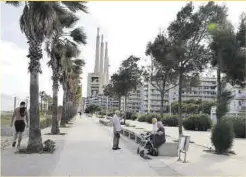  ?? Elisenda Pons ?? Uno de los tramos del paseo Marítimo de Badalona.