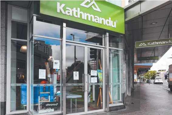  ?? Picture: NCA NewsWire ?? Kathmandu swung to a first-half loss, prompting parent company KMD Brands to suggest it must expand beyond its current product offering.