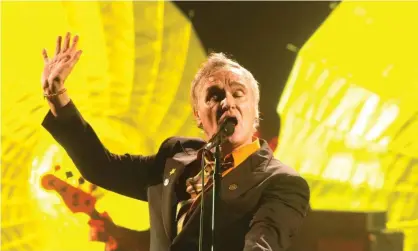  ??  ?? Morrissey performing at Meadow Brook amphitheat­re, Michigan, 13 September 2019. Photograph: Rex/Shuttersto­ck