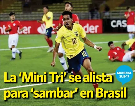  ??  ?? RECONOCIMI­ENTO. Johan Mina figura como uno de los jugadores a seguir en el Mundial de la categoría.