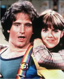  ??  ?? Claims: Williams and Pam Dawber in the show