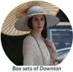  ??  ?? Box sets of Downton Abbey kept the thoughts and fears at bay