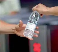  ?? Reuters ?? Bottled water advertisem­ents play on our greatest fears. —