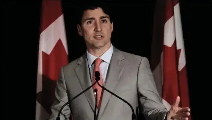  ?? CANADIAN PRESS FILE PHOTO ?? Prime Minister Justin Trudeau faces a fight to keep NAFTA’s Chapter 19 dispute-resolution mechanism.