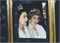  ?? Terry Fincher Princess Diana Archive ?? PALACE DRAMA
The queen and Princess Diana in 1982. Diana’s divorce from Charles and later her death rocked the monarchy.