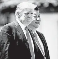  ?? ALEX BRANDON/AP ?? Chinese President Xi Jinping was among three foreign leaders to meet with President Donald Trump last week.