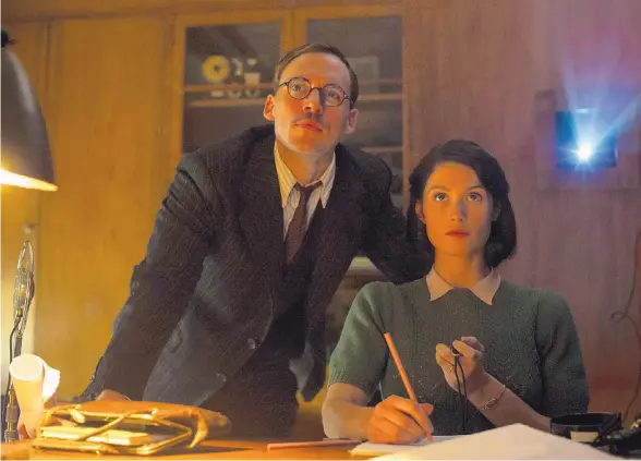  ?? COURTESY OF STX ENTERTAINM­ENT ?? Sam Clafin and Gemma Arterton appear in a scene from “Their Finest.”