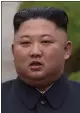  ??  ?? Leader Kim Jong-un has spoken of ‘new path’.