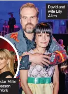  ?? ?? David and wife Lily Allen