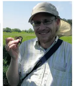  ?? SUPPLIED ?? Monarch expert Tyler Flockhart says planting milkweed can help save the butterfly — and connect us with nature.