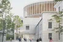  ??  ?? An artist’s impression of how the new £45m concert hall will look
