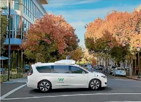  ?? SUPPLIED ?? Google’s Waymo Chrysler Pacifica hybrid will soon be ready for testing.