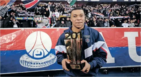  ?? | FRANCK FIFE EPA ?? PARIS Saint-Germain’s French forward Kylian Mbappe became the club’s all-time top scorer with his 201st goal for the club in their 4-2 win over FC Nantes on Saturday.