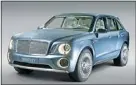  ??  ?? Bentley plans to produce its version of a sport utility vehicle.