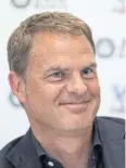 ?? AFP ?? Frank de Boer will be officially unveiled at KNVB training centre today.