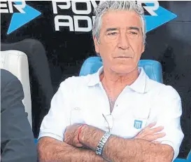  ??  ?? Rubén díaz, en la época de asistente de Basile en Racing