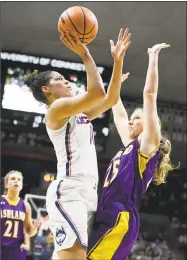  ?? Jessica Hill / Associated Press ?? An All-American season could be on the horizon for UConn’s Kia Nurse.