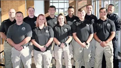  ?? CONTRIBUTE­D PHOTO ?? Graduates of Basic Law Enforcemen­t Training Class #201701 are: Front row (from left to right) Jeffrey S. Nicholson, Kinsey P. Morin, Kassidy J. Kirby, Alexis D. Stanley, and Nigel P. Torres. Back row (from left to right) Jonathan L. DeFoor, Jason L....
