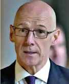  ??  ?? Evidence: John Swinney