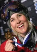  ?? NATHAN BILOW/THE CANADIAN PRESS ?? Sarah Burke’s dream of seeing new freestyle ski events added to the Winter Olympics came true at the 2014 Games.