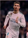  ?? GETTY ?? Cristiano Ronaldo, 33 anni