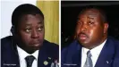  ??  ?? President Faure Gnassingbe of Togo (left) and his brother Kpatcha Gnassingbe who served as defence minister