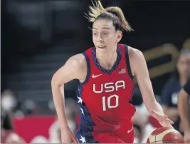  ?? ERIC GAY — THE ASSOCIATED PRESS ?? Breanna Stewart scored 23points in a victory over world No. 2Australia, 20in the first half.