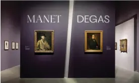  ?? Photograph: Anna-Marie Kellen/Photo by Anna-Marie Kellen, Courtesy of The Met ?? The Manet/Degas exhibit at the Metropolit­an Museum of Art in New York, New York.