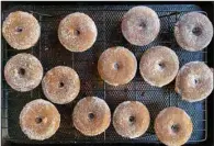  ?? (Arkansas Democrat-Gazette/Kelly Brant) ?? Boiled Cider Doughnuts