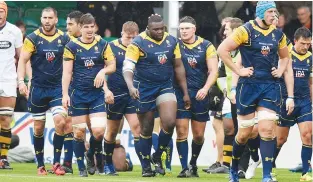  ??  ?? Winless at the bottom: Worcester Warriors