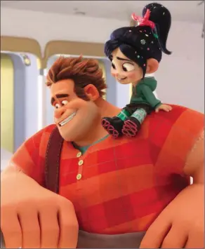  ??  ?? Ralph Breaks the Internet is an imaginativ­e and satisfying follow-up to the 2013 hit film.