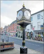  ??  ?? PICTURESQU­E: The historic town of Ashbourne in the Derbyshire Dales