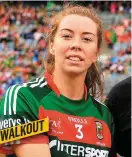  ??  ?? Mayo captain Sarah Tierney WALKOUT