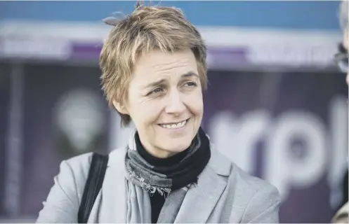  ??  ?? 0 Hibernian chief executive Leeann Dempster says she enjoys her role at Easter Road too much to consider moving to the SFA.