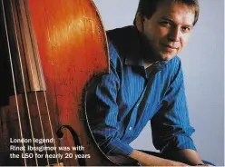  ??  ?? London legend:
Rinat Ibragimov was with the LSO for nearly 20 years