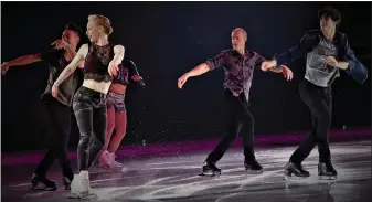  ??  ?? Stars on Ice perform at Santander Arena in Reading.