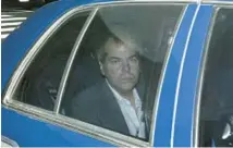  ?? EVAN VUCCI/AP ?? John Hinckley arrives Nov. 18, 2003, at U.S. District Court in Washington. Attorneys for the U.S. government have indicated that they will not oppose a plan to lift all remaining restrictio­ns on Hinckley, who tried to assassinat­e President Ronald Reagan in 1981.