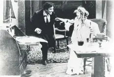  ?? ?? George Siegmann and Lillian Gish in the landmark but problemati­c The Birth of a Nation, released on this day in 1915