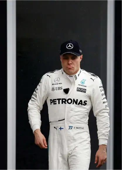  ?? FOTO: LEHTIKUVA/KIYOSHI OTA ?? Valtteri Bottas har inte haft det lätt på sistone.