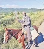  ?? Picture: BALJEET SINGH ?? Semi Vuki on his way home at Lololo in the interior of Lautoka.