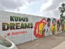  ?? ?? The mural of Mohammed Kudus on the wall of a building in Accra. Photograph: Kwame Adzaho-Amenortor/Anadolu Agency/Getty Images