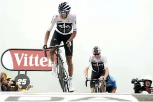  ??  ?? At the Tour, Bernal was vital for Froome and helped the Briton inish third on GC