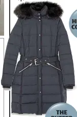  ??  ?? Belted coat, €99.95, Zara THE PUFFER COAT