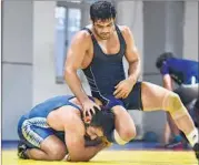  ??  ?? Sushil’s lawyer has alleged that his client was not given a chance for a trial as he had pulled out of the ‘Pro-Wrestling League’.