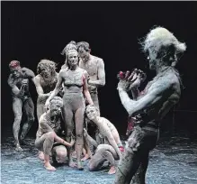  ?? ?? „Hands do not touch your precious Me“von Ultima Vez / Wim Vandekeybu­s am 22. und 24.7. im Volkstheat­er
