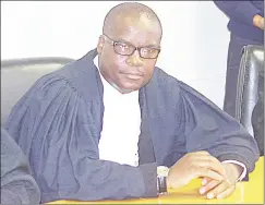  ?? (File pic) ?? Judge Mzwandile Fakudze will head the full bench to hear the matter on August 3, 2022.