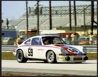  ??  ?? 2.8 RSR, chassis #0328, the Daytona 24 Hours-winning Brumos 2.8 RSR driven by Peter Gregg and Hurley Haywood. (Photo credit: Louis Galanos)